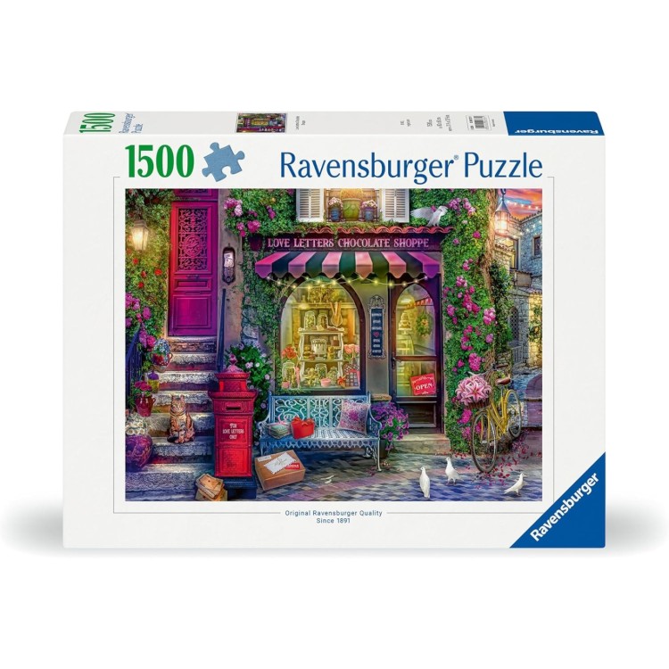 Ravensburger Love Letters Chocolate Shoppe 1500pc Puzzle