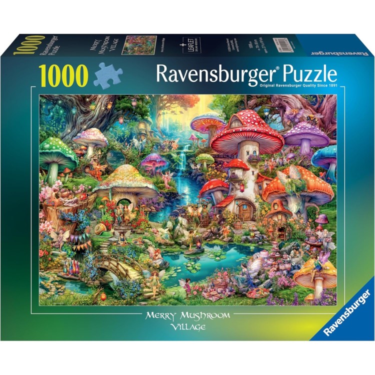 Ravensburger Merry Mushroom Village 1000pc Puzzle
