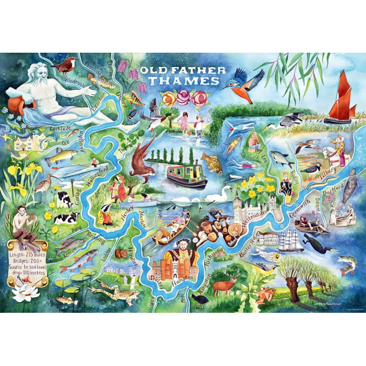 Ravensburger Old Father Thames 1000pc Puzzle