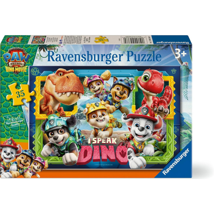Ravensburger Paw Patrol I Speak Dino 35pc Puzzle