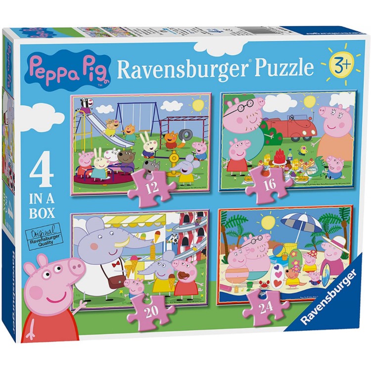 Ravensburger Peppa Pig 4 In A Box Puzzle