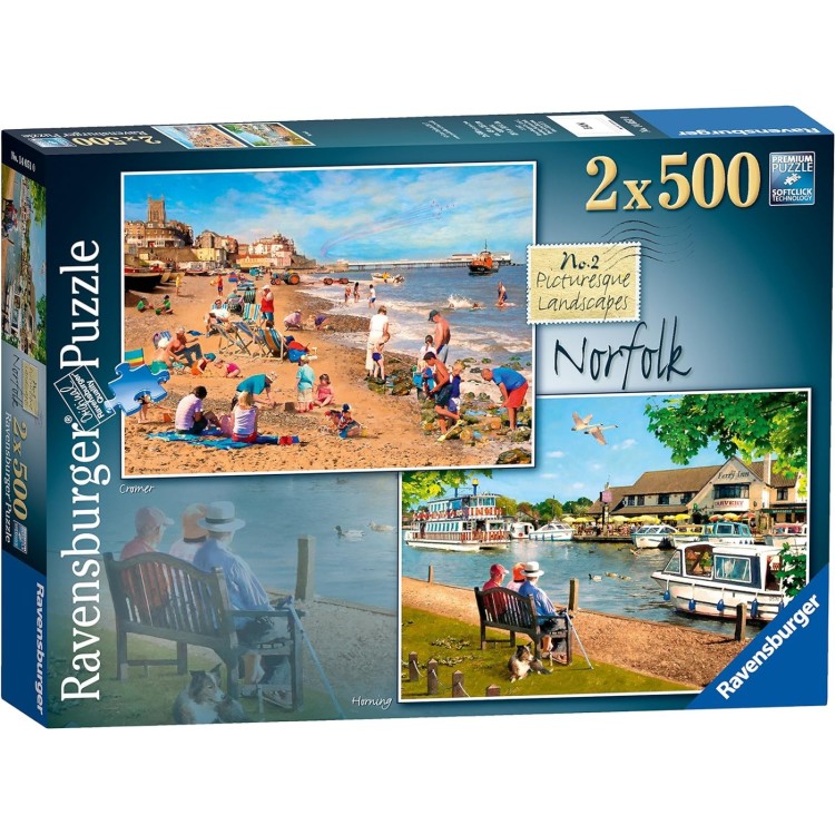 Ravensburger Picturesque Norfolk 2 x 500pc Puzzle
