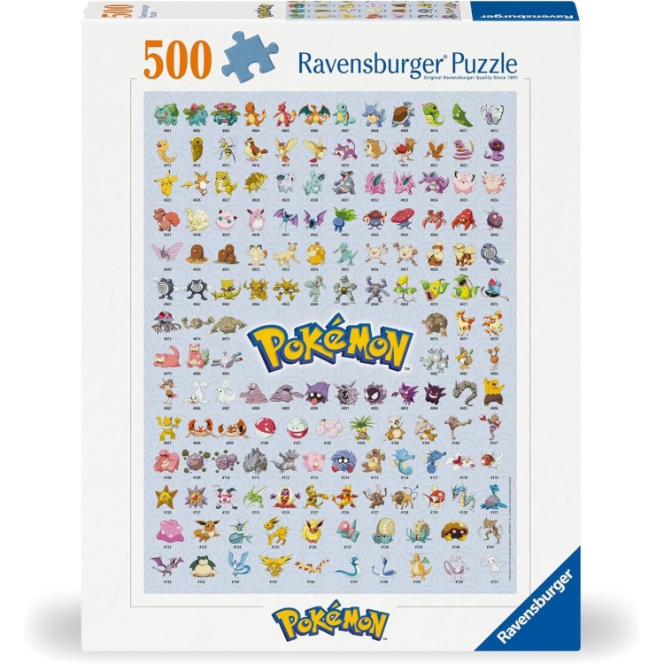 Ravensburger Pokemon - The First 151 500pc Puzzle