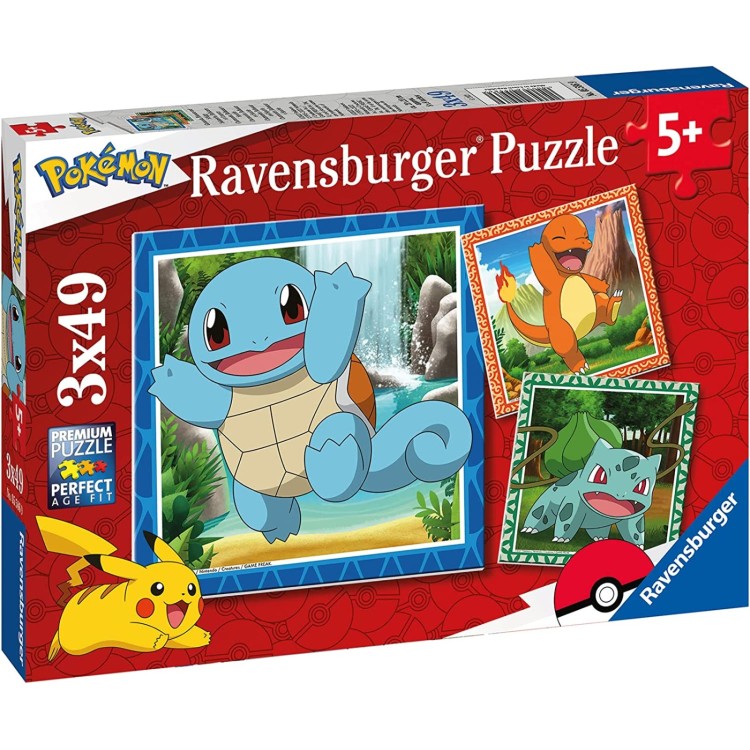 Ravensburger Pokemon 3 x 49pc Puzzle