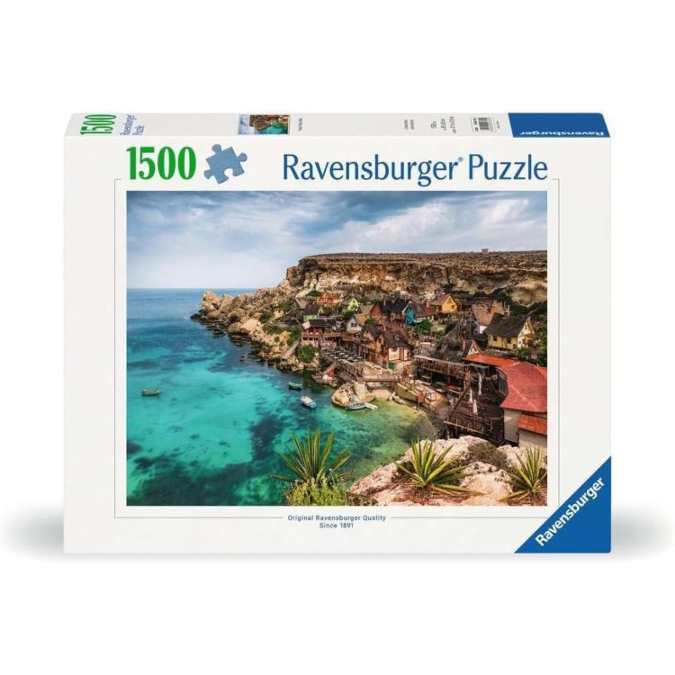 Ravensburger Popeye Village Malta 1500pc Puzzle