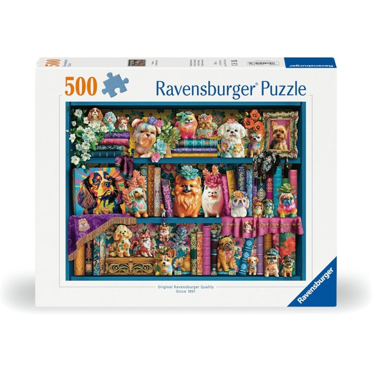 Ravensburger Precious Porcelain Pups 500pc Puzzle