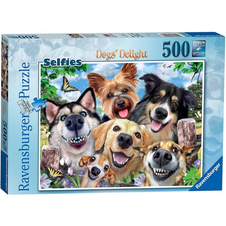 Ravensburger Selfies Dogs Delight 500pc Puzzle