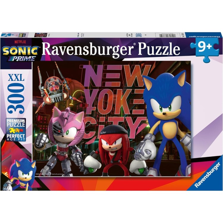 Ravensburger Sonic Prime New Yoke City XXL 300pc Puzzle