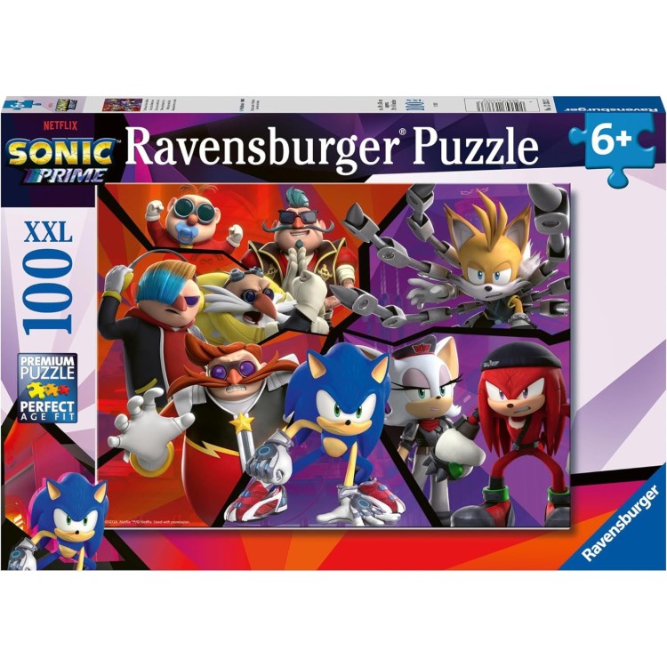 Ravensburger Sonic Prime Nothing Can Stop Sonic XXL 100pc Puzzle