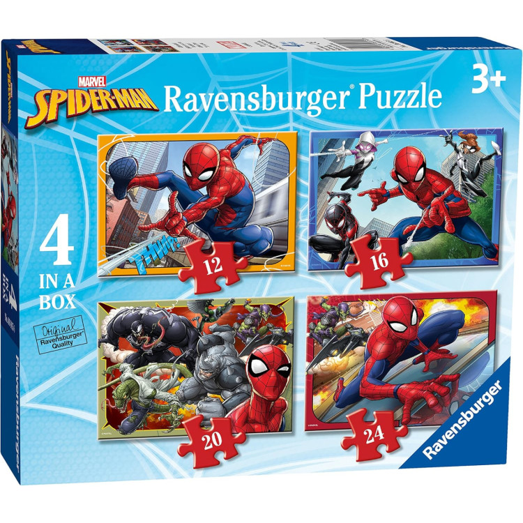 Ravensburger Spiderman 4 in a Box Puzzle