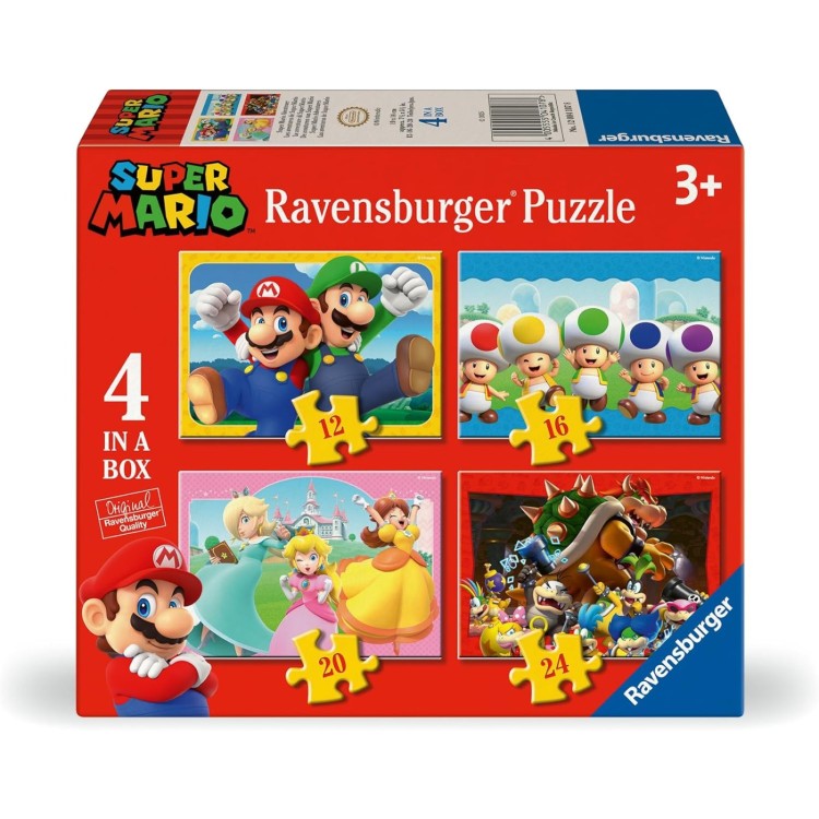 Ravensburger Super Mario Adventures 4 In a Box Puzzle