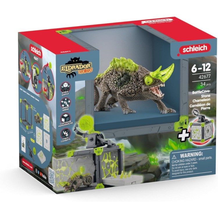Schleich Eldrador BattleCave: Stone Chameleon
