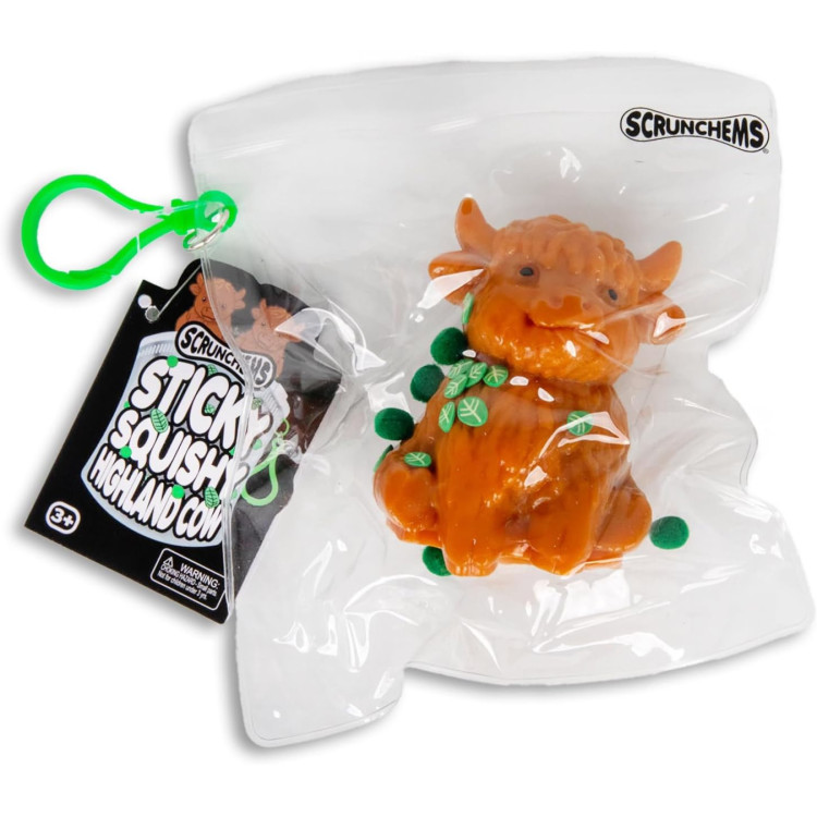 Scrunchems Sticky Squishy Highland Cow