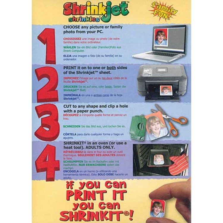 Shrink Jet 6 A6 Sheets