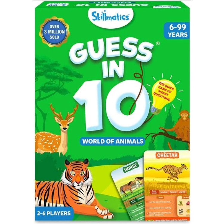 Skillmatics Guess in 10 - World of Animals