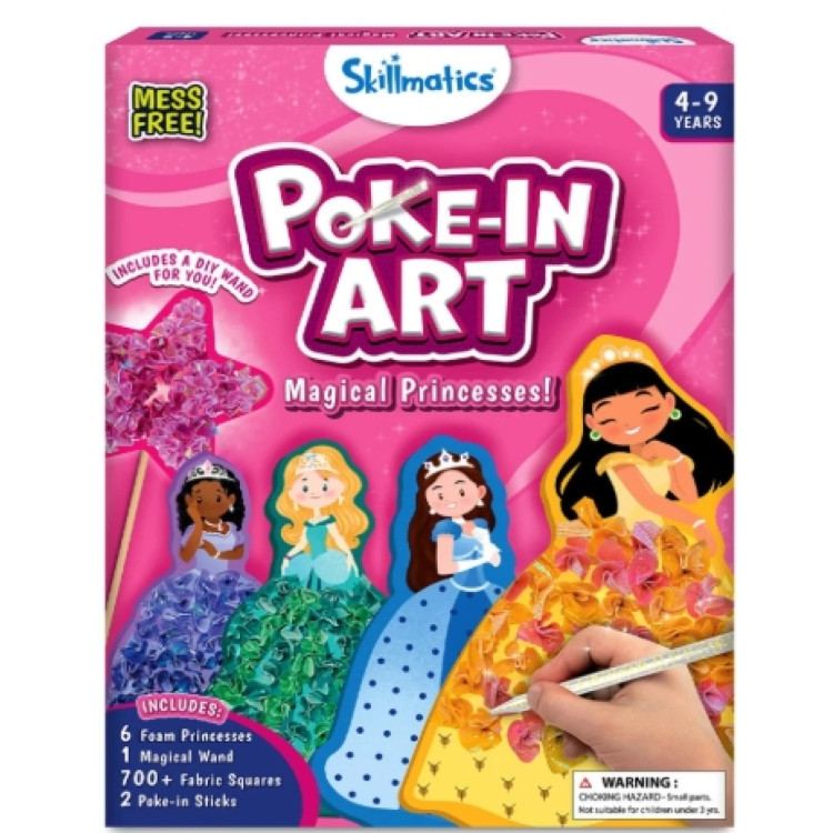 Skillmatics Poke-In Art - Magical Princesses