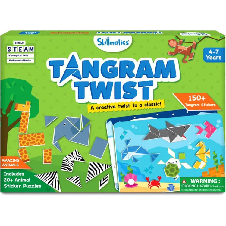 Skillmatics Tangram Twist - Amazing Animals