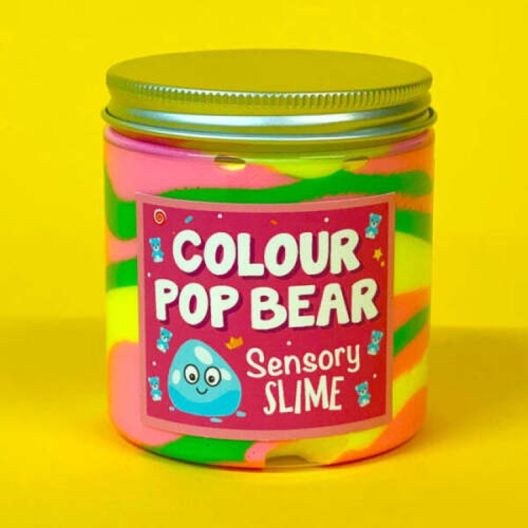 Slime Party Sensory Putty Tub - Colour Pop Bear