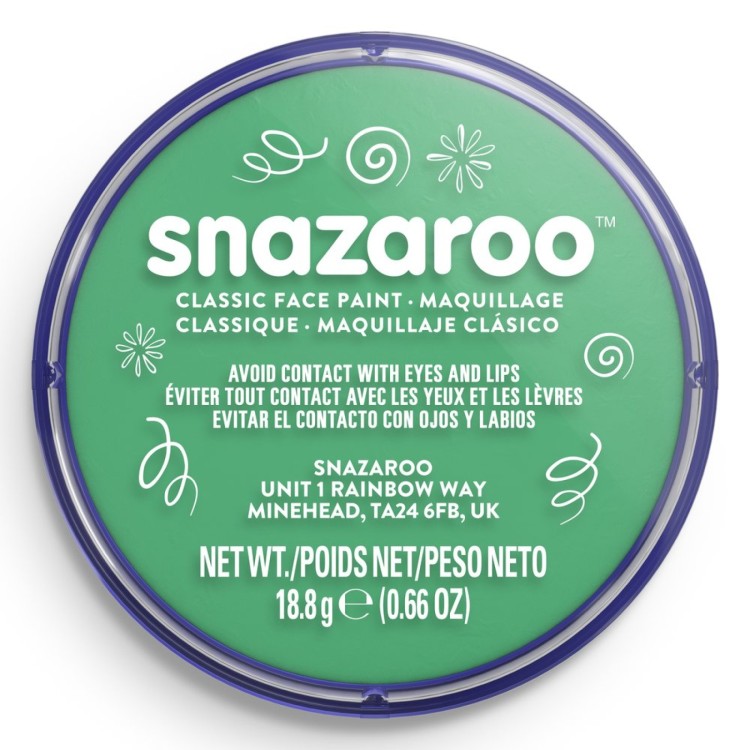 Snazaroo Face Paint 18ml Pot - Bright Green