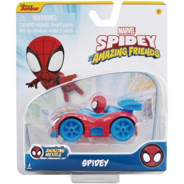 Spidey & His Amazing Friends Amazing Metals Diecast Car - Spidey