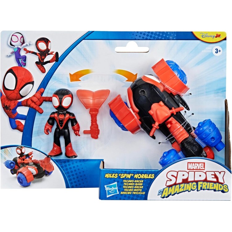 Spidey & His Amazing Friends Miles 'Spin' Morales Techno Racer