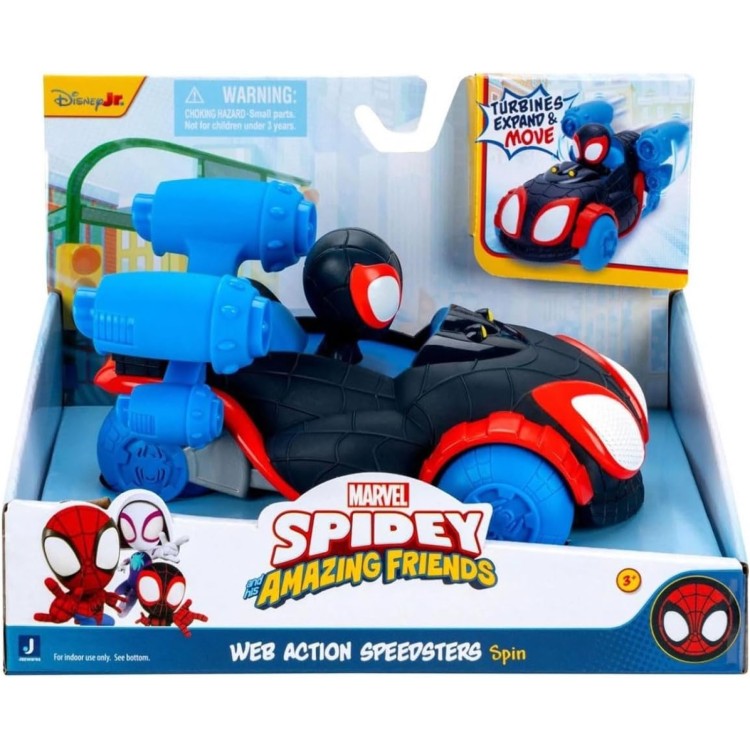 Spidey & His Amazing Friends Web Action Speedsters - Spin