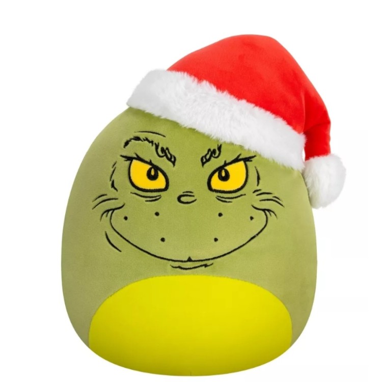Squishmallows Grinch in Santa Hat 8