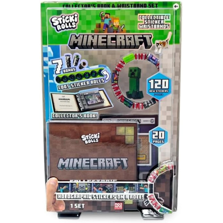 Sticki Rolls Minecraft Collectors Book