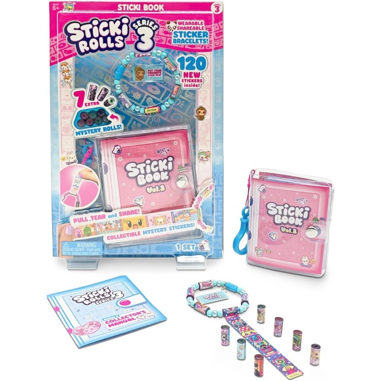 Sticki Rolls Sticki Book Pack Vol.3