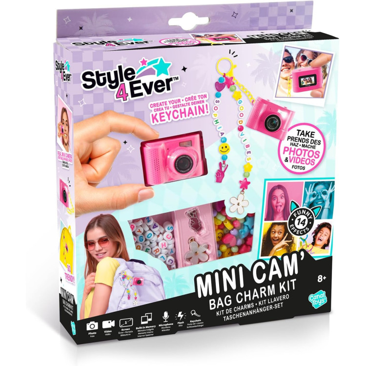 Style 4 Ever Mini Cam Bag Charm Kit