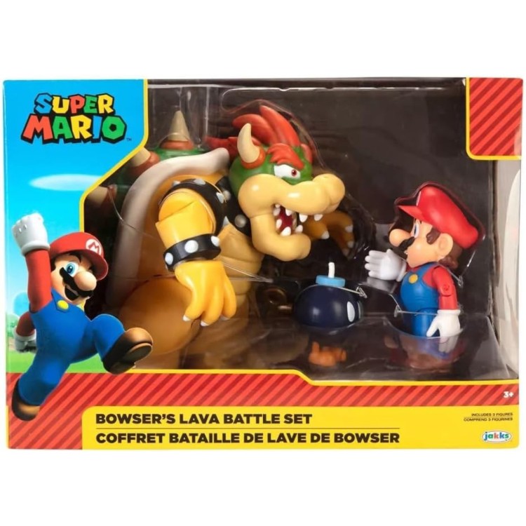 Super Mario Bowser's Lava Battle Set