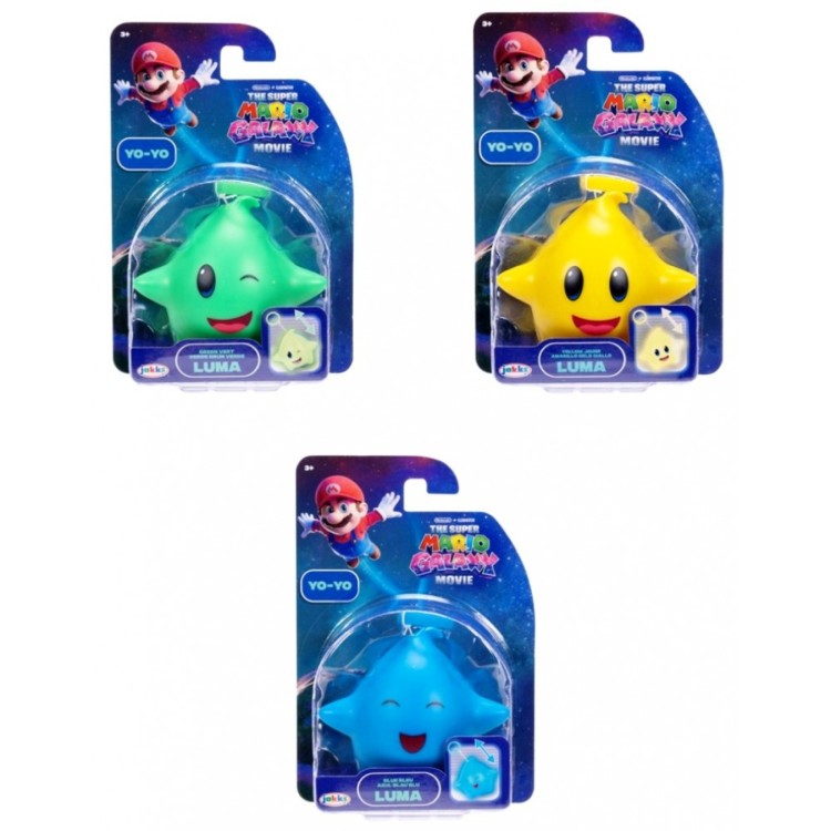 Super Mario Galaxy Movie Luma Glow-in-the-Dark Yo-Yo Assortment