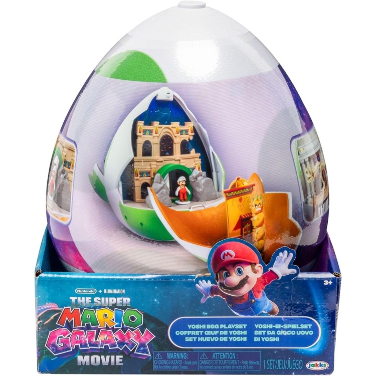 Super Mario Galaxy Movie Yoshi Egg Playset