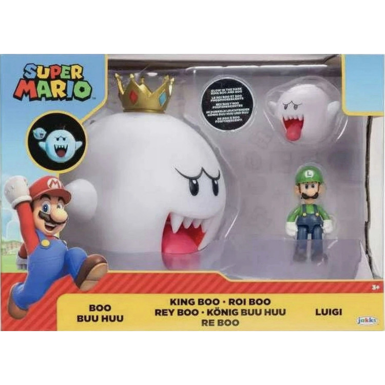 Super Mario King Boo and Luigi