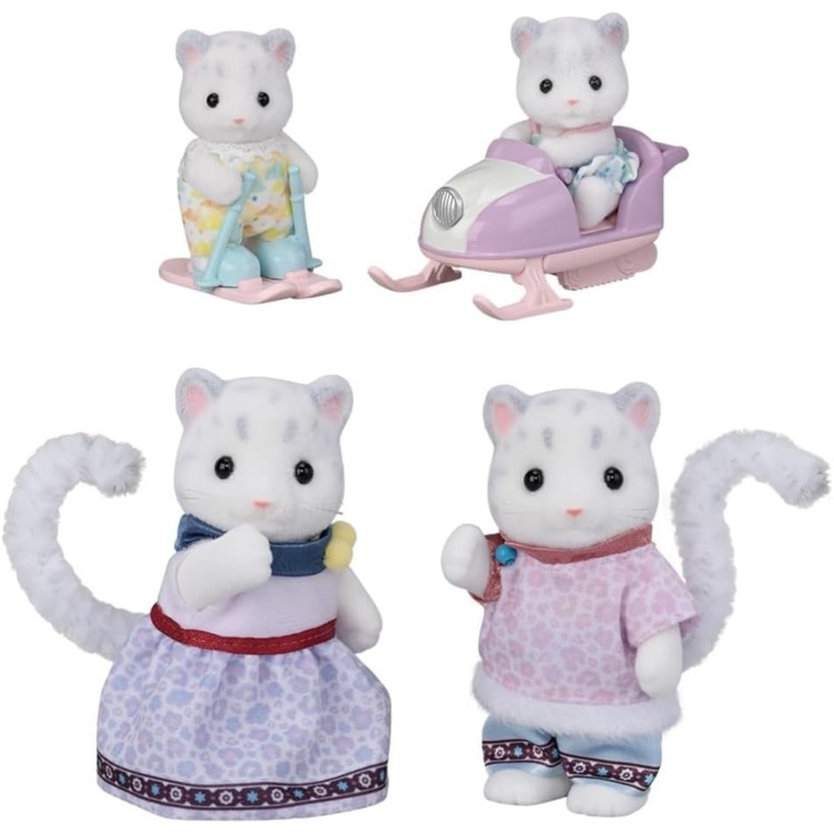 Sylvanian Families 5814 Snow Leopard Family