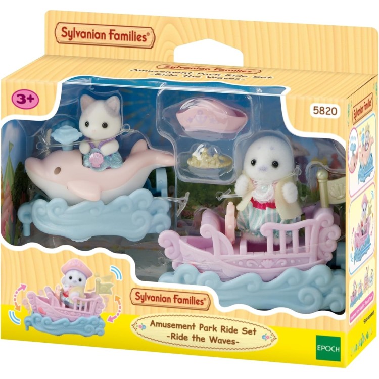 Sylvanian Families 5820 Amusement Park Ride Set - Ride the Waves
