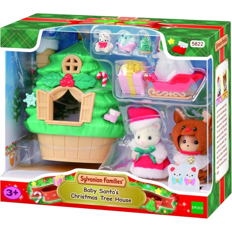 Sylvanian Families 5822 Baby Santa's Happy Christmas Tree House