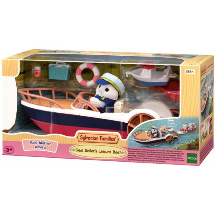 Sylvanian Families 5864 Seal Sailor's Leisure Boat