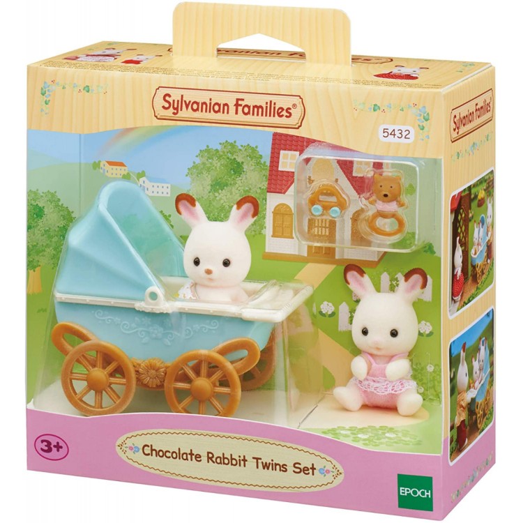 Sylvanian Families 5432 Chocolate Rabbit Twins Set