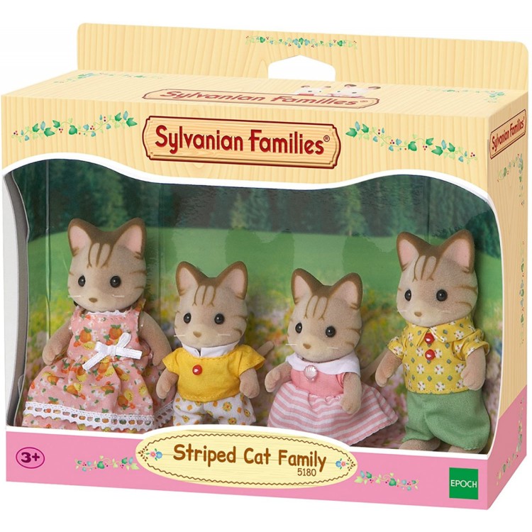 Sylvanian Families 5180 Striped Cat Family