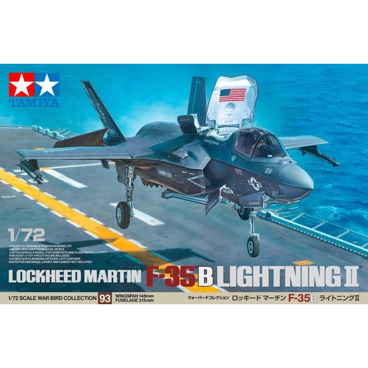 Tamiya 1:72 Lockheed Martin F-35 B Lightning II