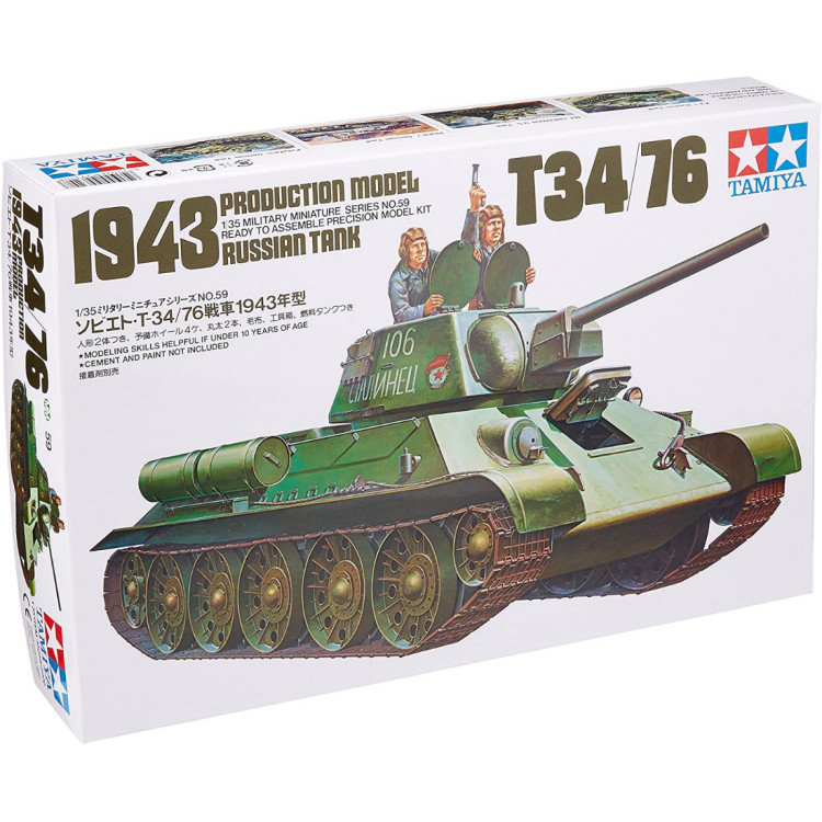 Tamiya 1:35 T34/76 Tank