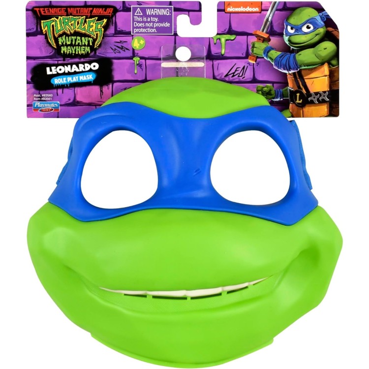 Teenage Mutant Nunja Turtles Mutant Mayhem Role Play Mask - Leonardo