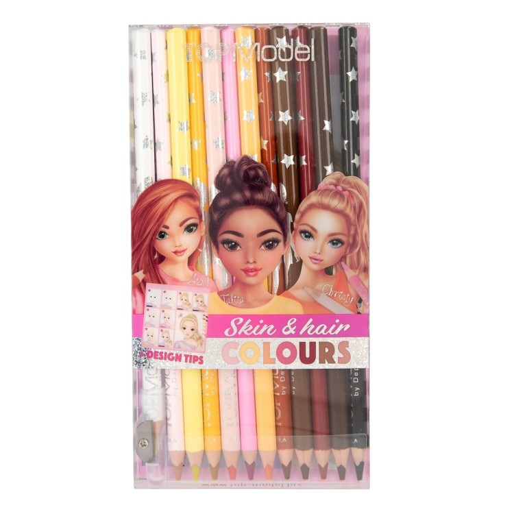 Top Model Colour Pencils - Skin & Hair Colours