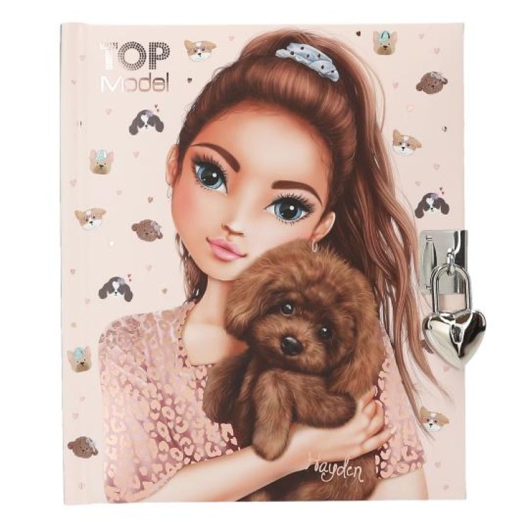 Top Model Diary with Padlock