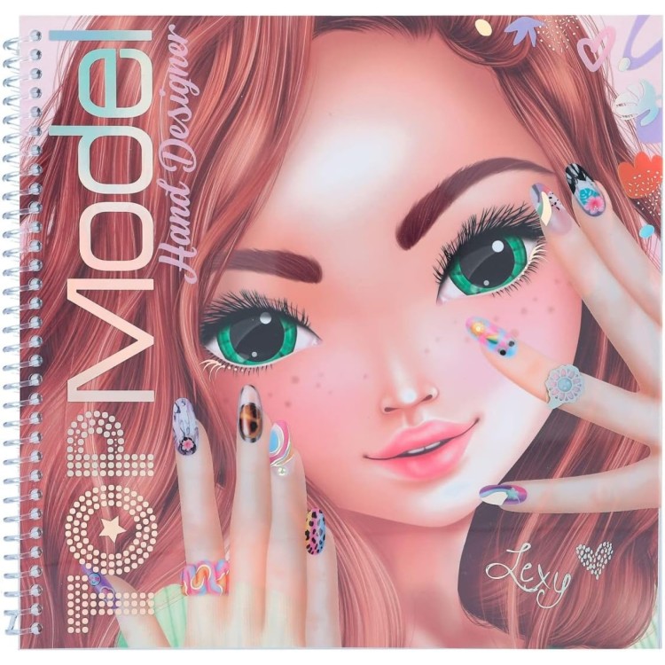 Top Model Hand Designer Sticker Book