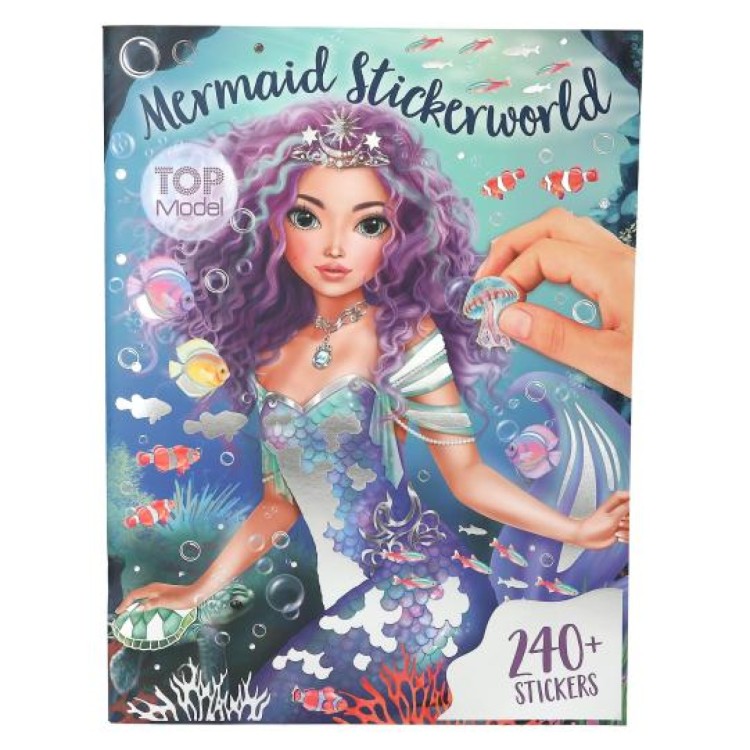 Top Model Mermaid Stickerworld Book