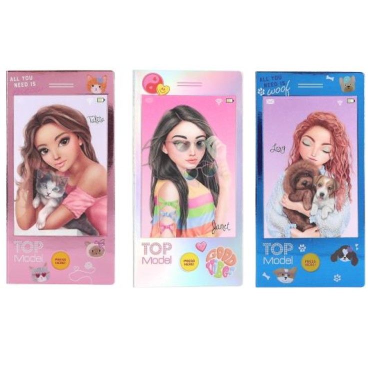 Top Model Mobile Colouring Book with Sound