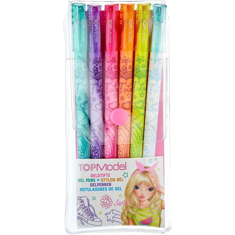 Top Model Neon Gel Pens 6 Pack