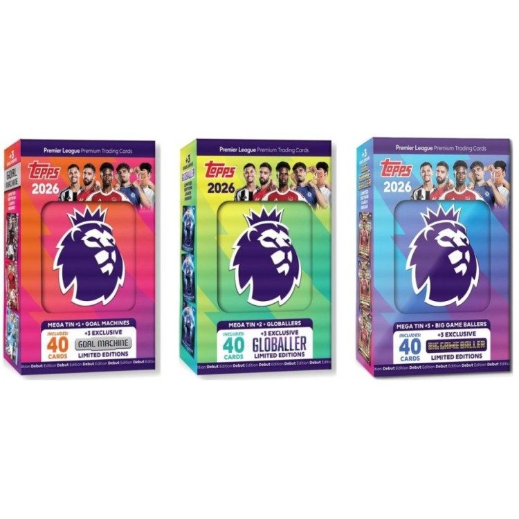 Topps Premier League 2025/26 Mega Tin